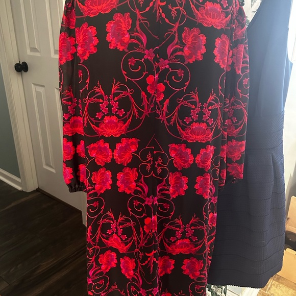 NWT Eva Mendes red and black dress - Picture 2 of 5